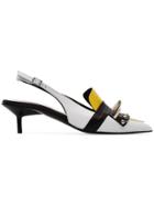 Marques'almeida Spiked Slingback Mules - White