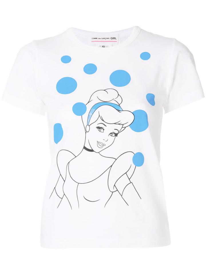 Comme Des Garçons Girl Cinderella T-shirt - White