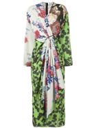 Act N&deg;1 Floral Wrap Dress - Green