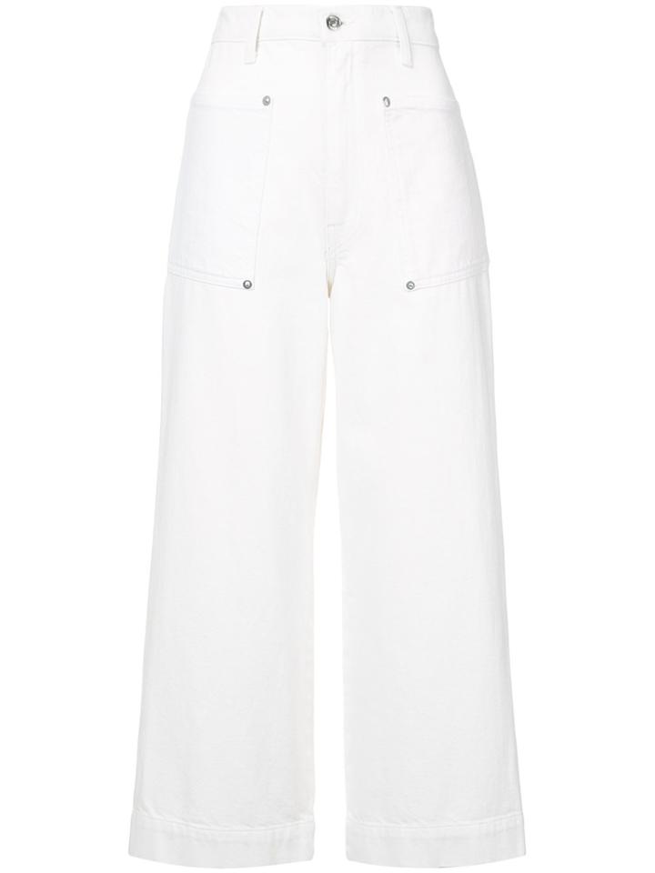 Proenza Schouler Pswl High Waisted Culotte - Brown