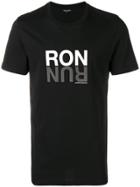 Ron Dorff Slogan Patch T-shirt - Black