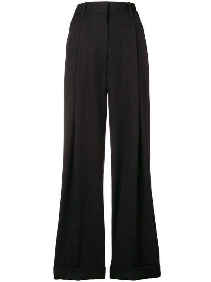 3.1 Phillip Lim Wide Leg Trousers - Black