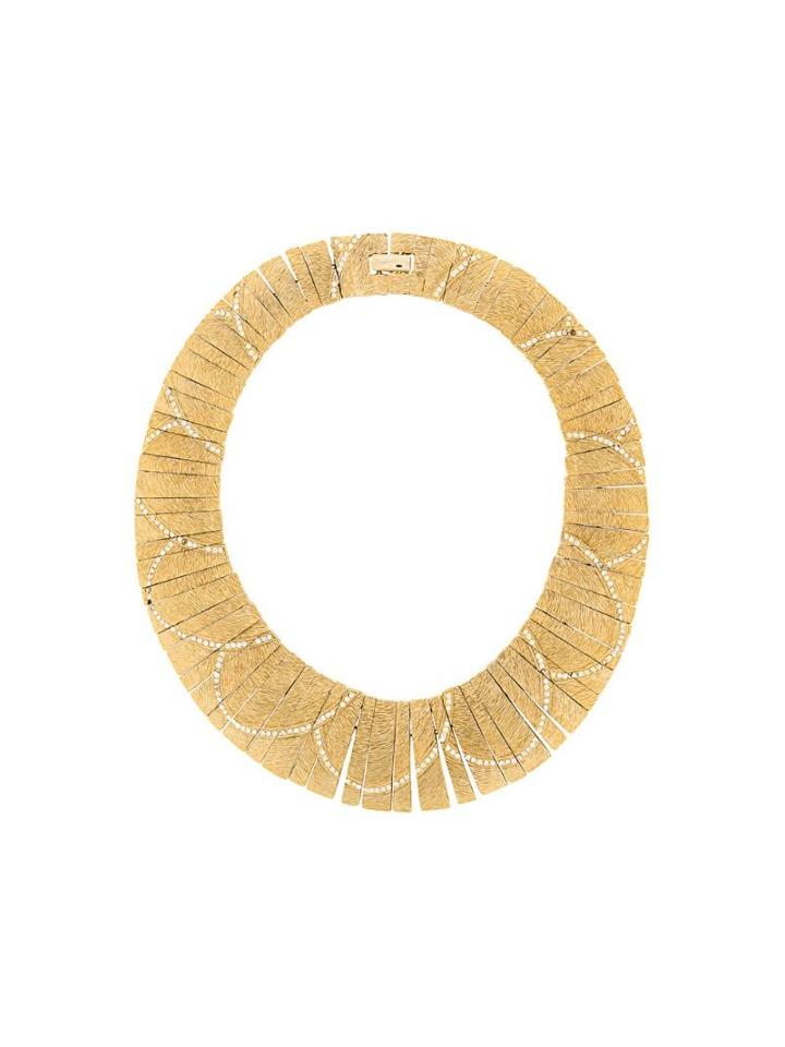 Rewind Vintage Affairs 1970's Embellished Choker - Metallic