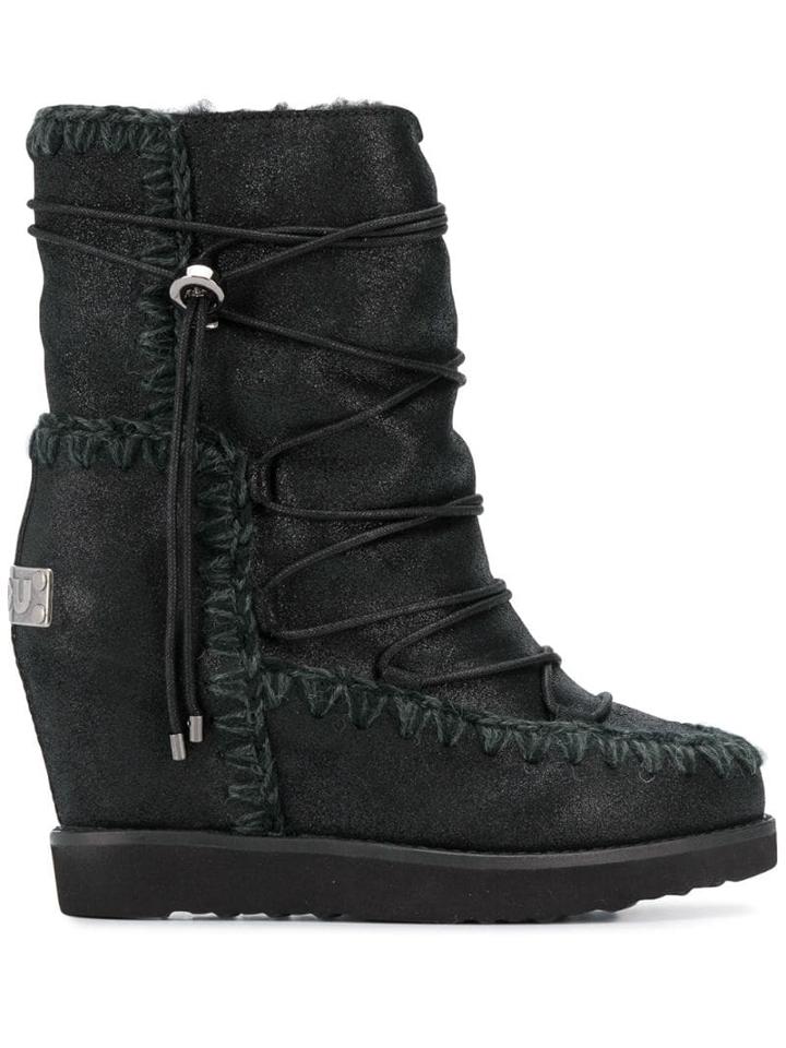 Mou Mou Fw101001b Eskimo 18 Cbkg Leather/fur/exotic Skins->leather -