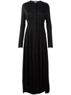J.w.anderson Ruched Shirt Dress, Women's, Size: 10, Black, Spandex/elastane/viscose