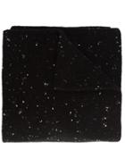 Thomas Wylde Cashmere 'rush' Scarf, Women's, Black, Cashmere