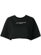 Mia-iam Logo Puff T-shirt - Black