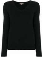 N.peal Cashmere V-neck Jumper - Black