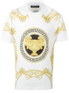 Versace La Coupe Des Dieux T-shirt, Men's, Size: Medium, White, Cotton