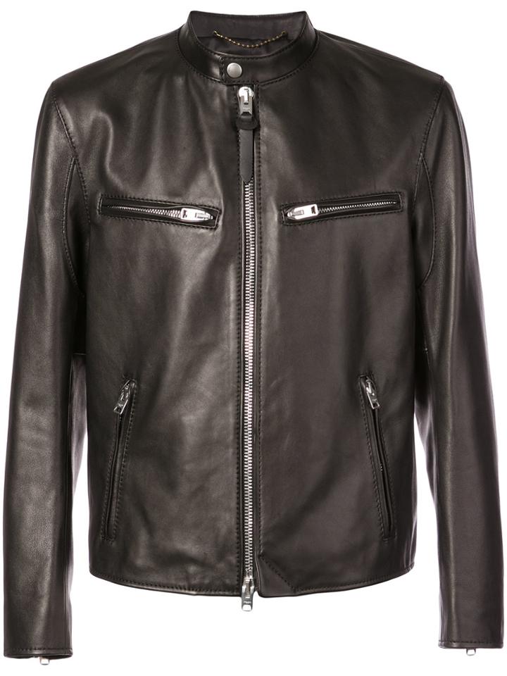 Coach Racer Leather Jacket - Black