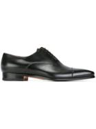 Santoni Pointed Toe Derby Shoes