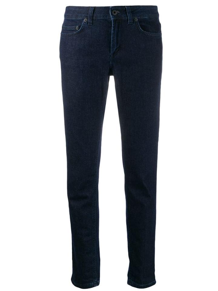 Dondup Low Rise Slim Fit Jeans - Blue