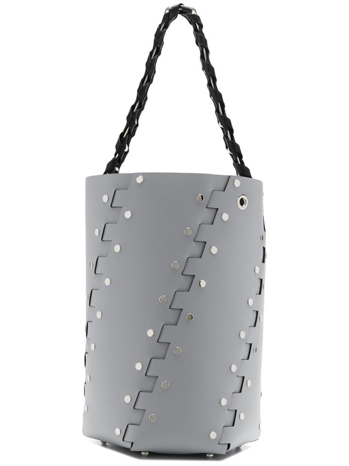 Proenza Schouler Medium Studded Hex Bucket Bag - Grey