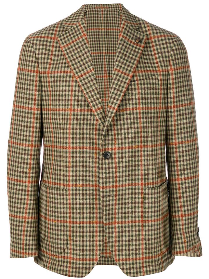 Gabriele Pasini Checked Blazer - Multicolour