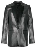 Garcons Infideles Lurex Smoking Jacket - Black