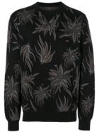Ermenegildo Zegna Couture Knitted Flower Jumper - Black