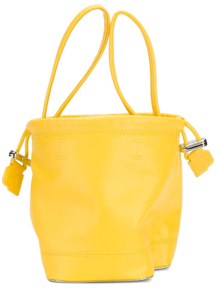 Paco Rabanne P Shape Clutch - Yellow & Orange