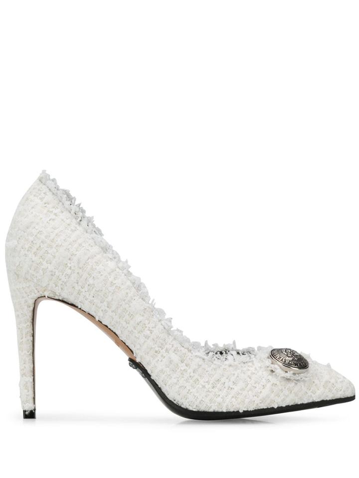 Balmain Julie Tweed Pumps - White
