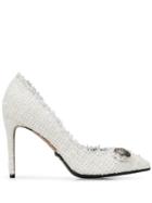 Balmain Julie Tweed Pumps - White
