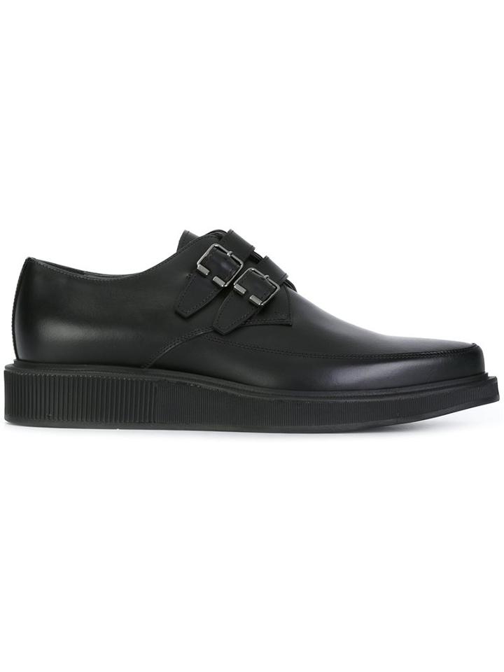 Lanvin Buckled Derby Shoes