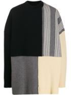 Jil Sander Oversized Panelled Sweater - Grey