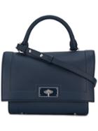 Givenchy Mini 'shark' Shoulder Bag, Women's, Blue