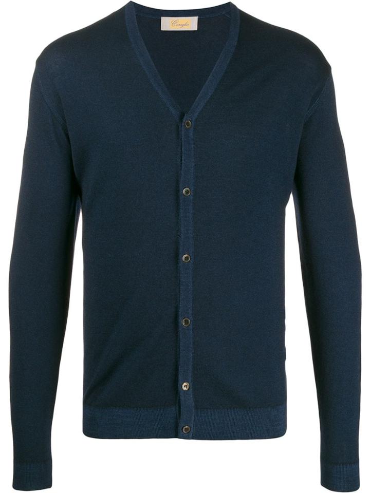Entre Amis Knitted Cardigan - Blue