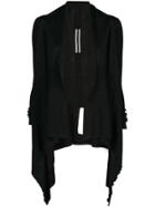 Rick Owens Fine Knit Cardigan - Black