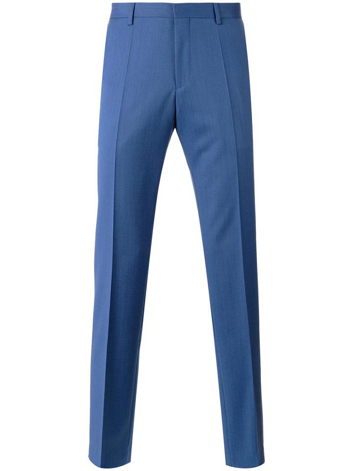 Boss Hugo Boss - Tailored Trousers - Men - Viscose/virgin Wool - 54, Blue, Viscose/virgin Wool
