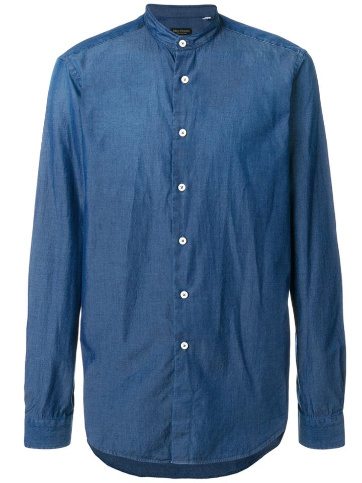 Dell'oglio Classic Denim Shirt - Blue