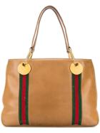 Gucci Vintage Sylvie Web Shoulder Bag - Nude & Neutrals