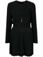 Versus Asymmetric Skater Dress - Black