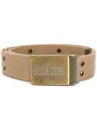 Ktz Logo Buckle Belt - Brown