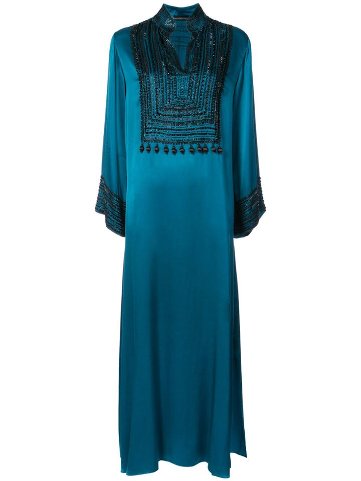 Natori Divinity Mandarin Caftan - Green