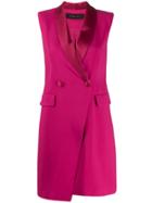 Federica Tosi Fitted Tuxedo Dress - Pink