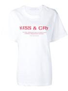 Walk Of Shame 'kiss & Cry' T-shirt - White