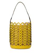 Kate Spade Woven Heart Bucket Bag - Yellow
