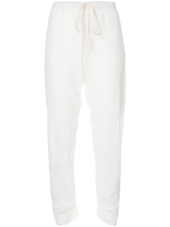 Lost & Found Rooms Full Stripe Intarsia Pants - White