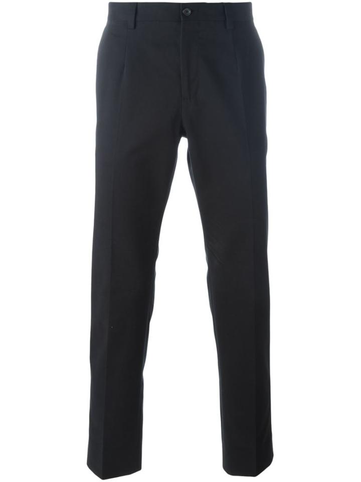 Dolce & Gabbana Tailored Trousers, Men's, Size: 48, Black, Cotton