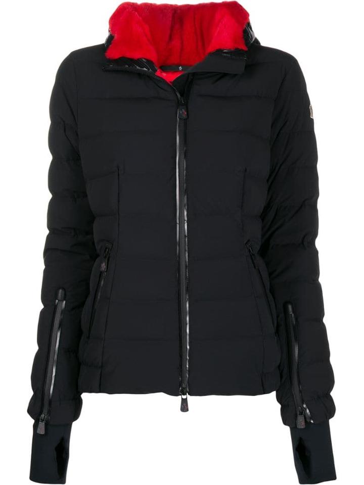 Moncler Grenoble Front Zip Puffer Jacket - Black