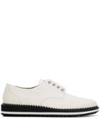 Giuseppe Zanotti Cross Lace-up Shoes - White