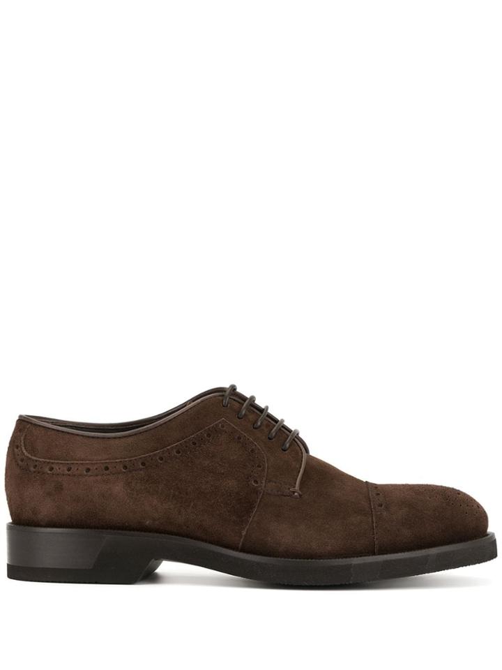 Ermenegildo Zegna Classic Derby Shoes - Brown