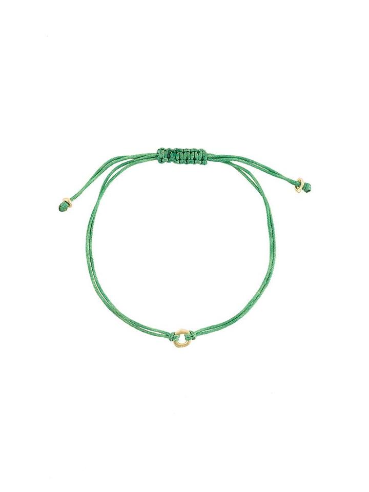 Natasha Collis Nugget Friendship Bracelet, Green