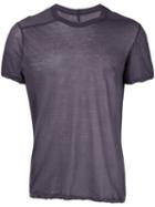 Rick Owens - Round Neck T-shirt - Men - Cotton - M, Pink/purple, Cotton