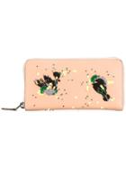 Coach Beads Embellished Wallet - Nude & Neutrals