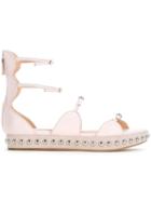 Giambattista Valli Studded Strappy Ballerina Shoes - Pink