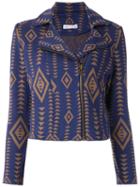 Nk Bob Jacquard Jacket - Blue