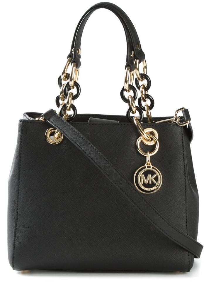 Michael Michael Kors Small 'cynthia' Tote - Black