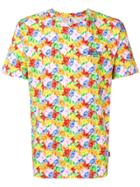 Moschino Colour-block Bear Print T-shirt - Yellow