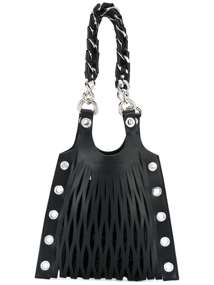 Sonia Rykiel - Mini Le Baltard Tote - Women - Cotton/leather - One Size, Black, Cotton/leather